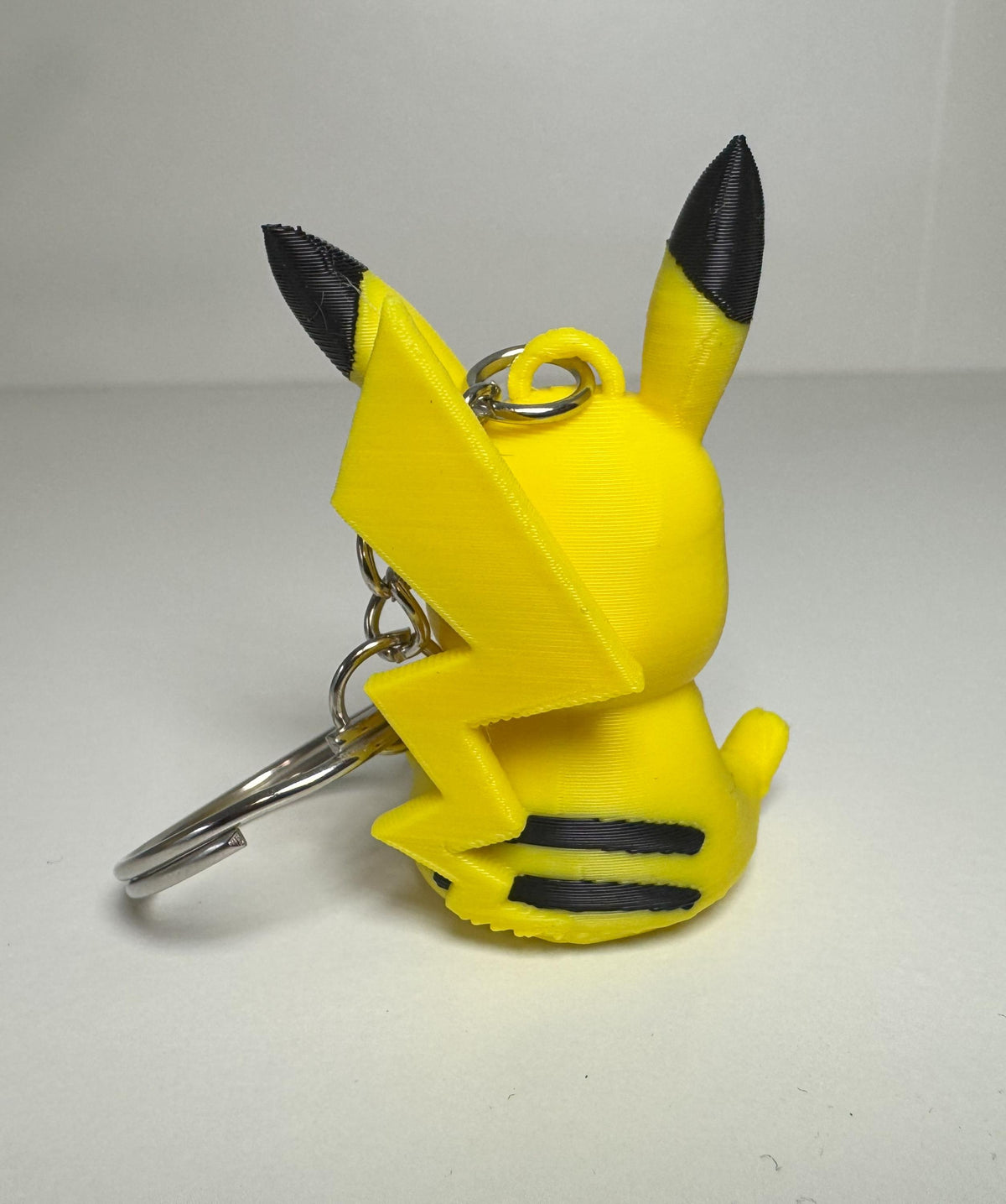 Pikachu Inspired Mini Keychain – 3D Printed Fan-Made Pokémon Gift