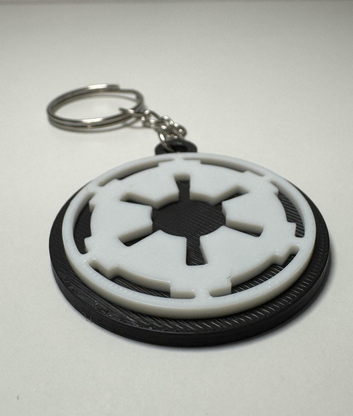 Star Wars Inspired Empire Logo Keychain – 3D Printed Fan-Made Design