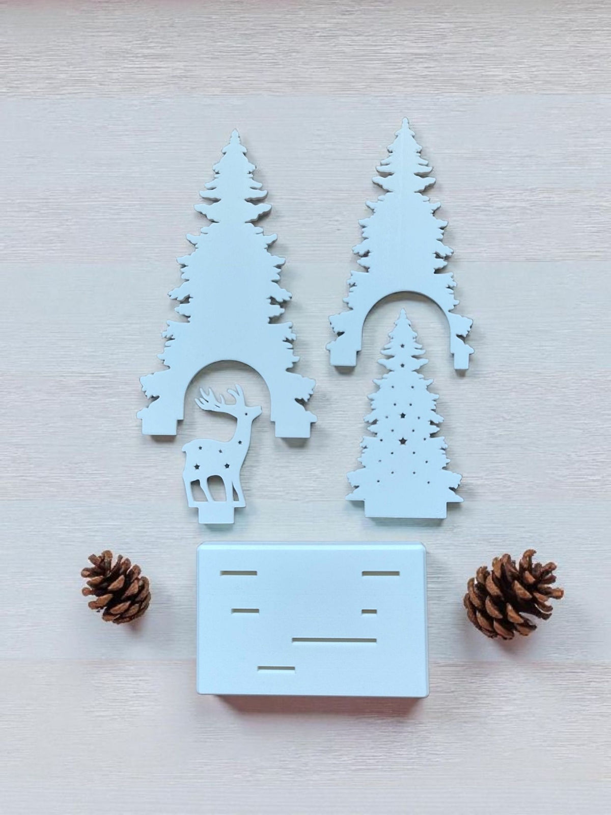 Christmas Scene Tealight Decor