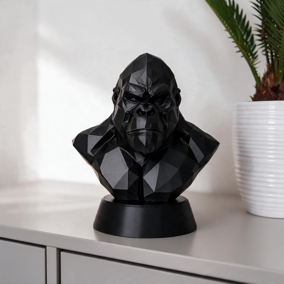 Low Poly Gorilla Bust