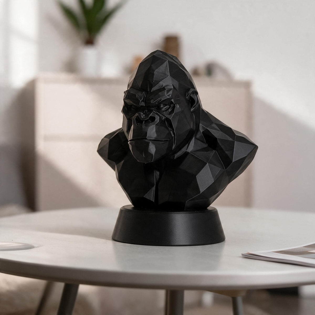 Low Poly Gorilla Bust