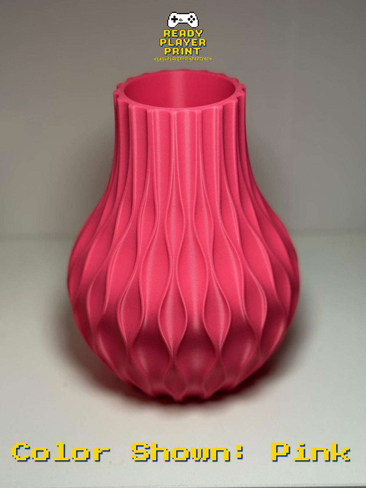 3D Printed Display Vase for LEGO® Flower Sets – Custom Colors Available