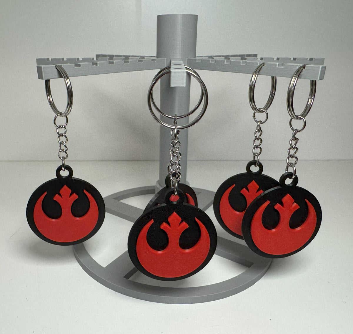 Star Wars Inspired Rebel Logo Keychain – 3D Printed Fan-Made Design