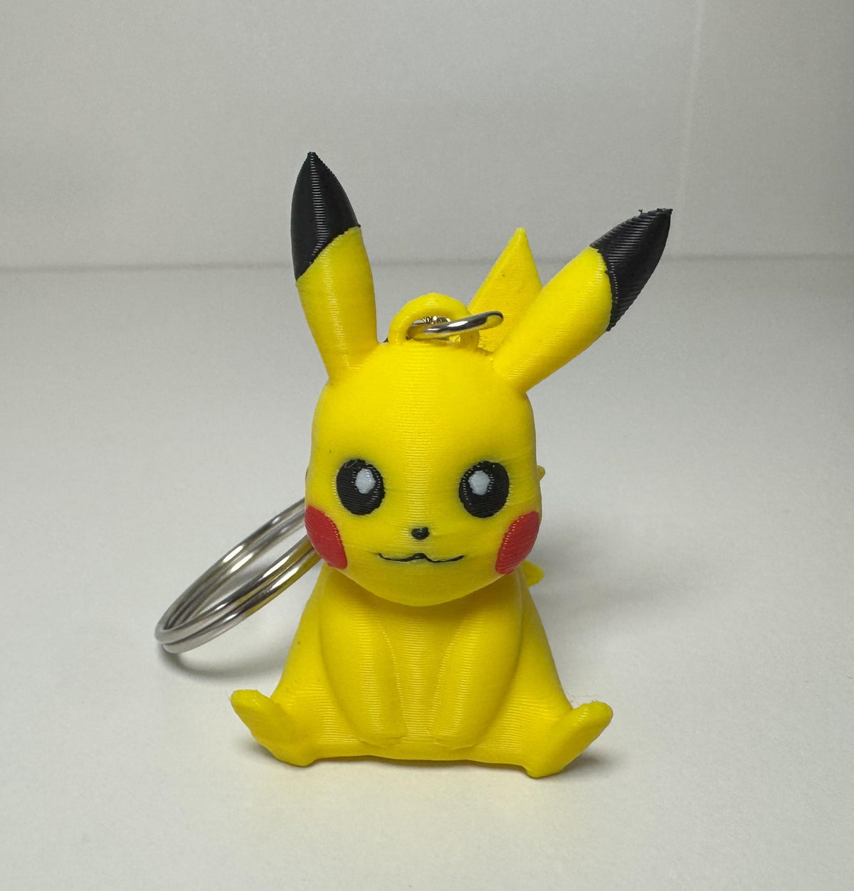 Pikachu Inspired Mini Keychain – 3D Printed Fan-Made Pokémon Gift