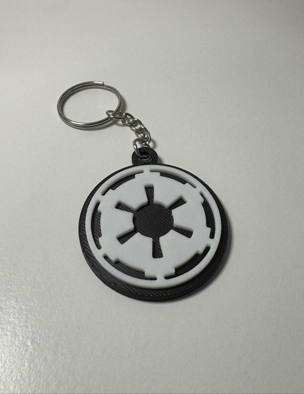 Star Wars Inspired Empire Logo Keychain – 3D Printed Fan-Made Design