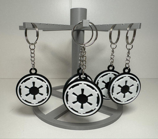 Star Wars Inspired Empire Logo Keychain – 3D Printed Fan-Made Design