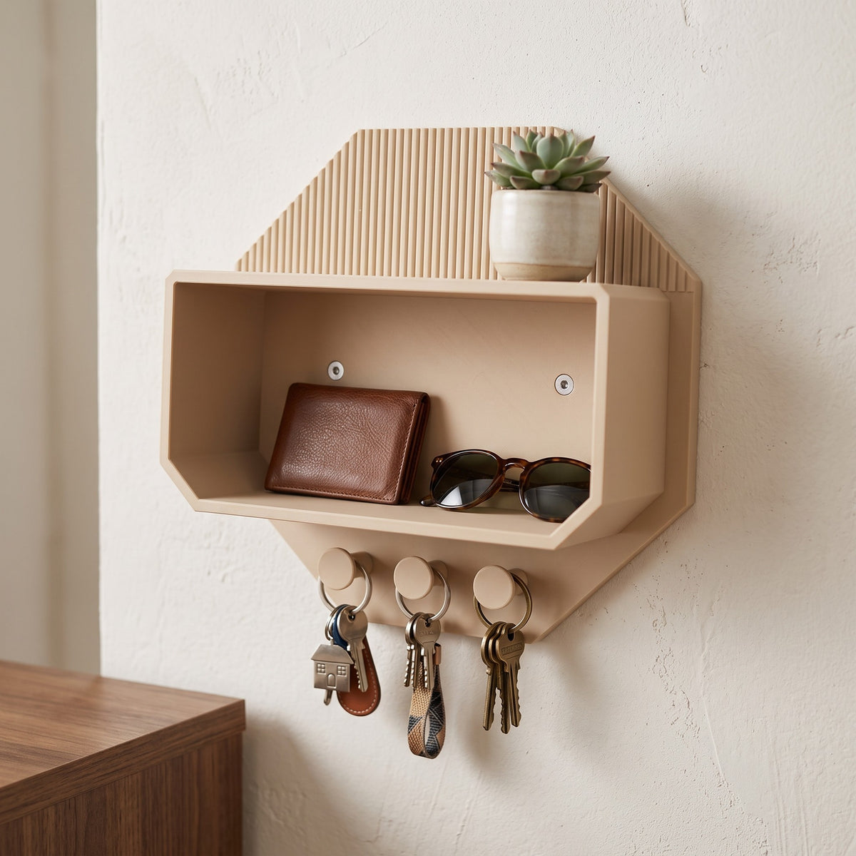 Key Holder Wall Shelf