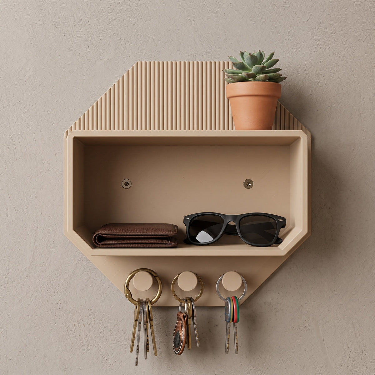 Key Holder Wall Shelf