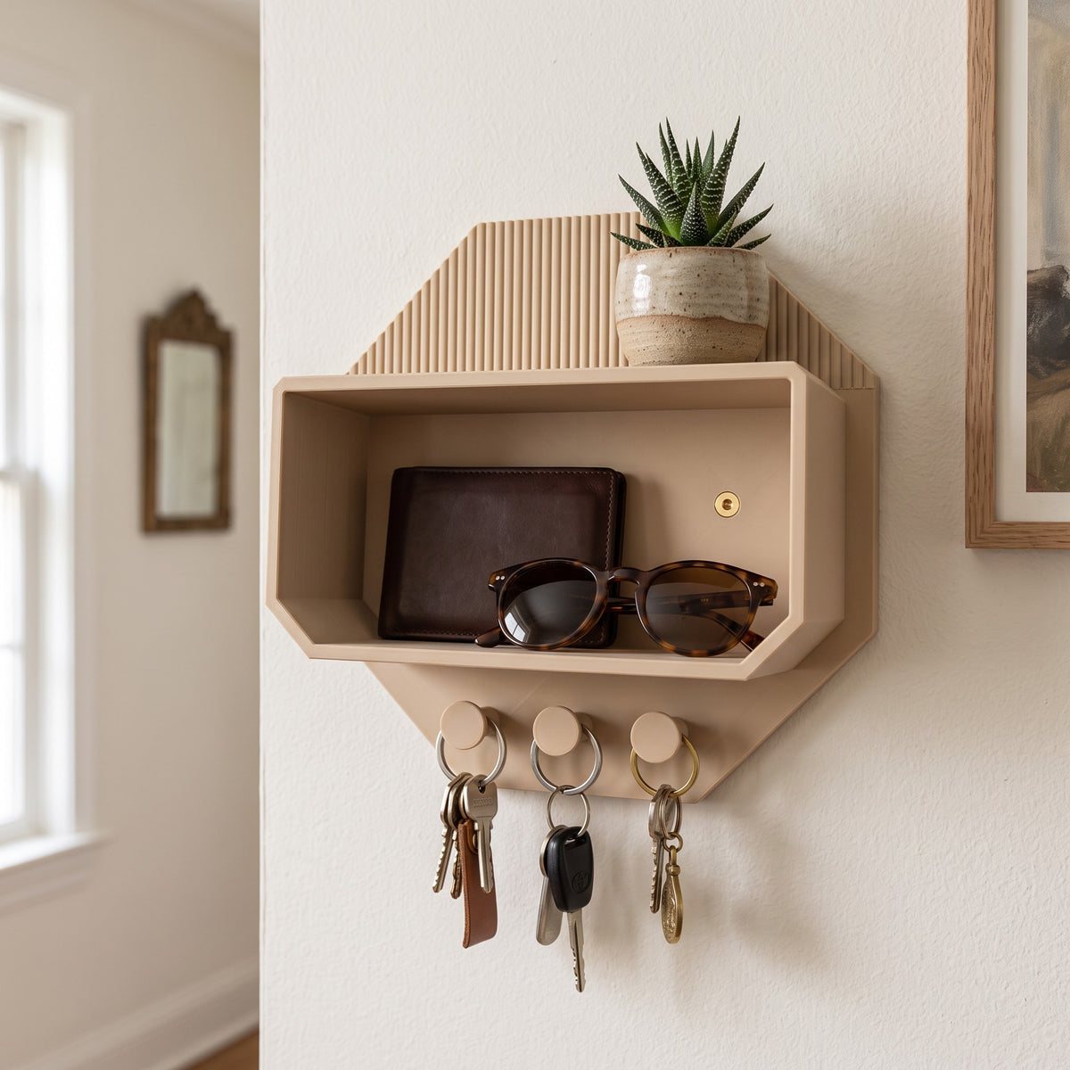 Key Holder Wall Shelf
