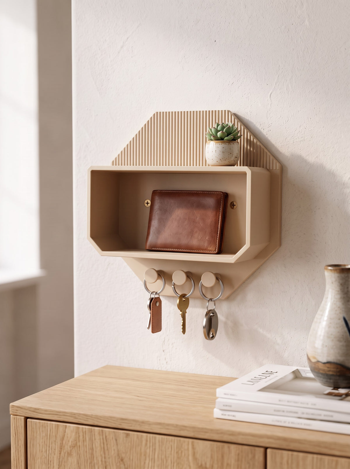 Key Holder Wall Shelf