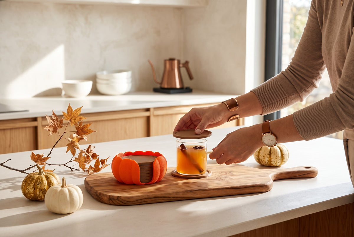 pumpkin coasters