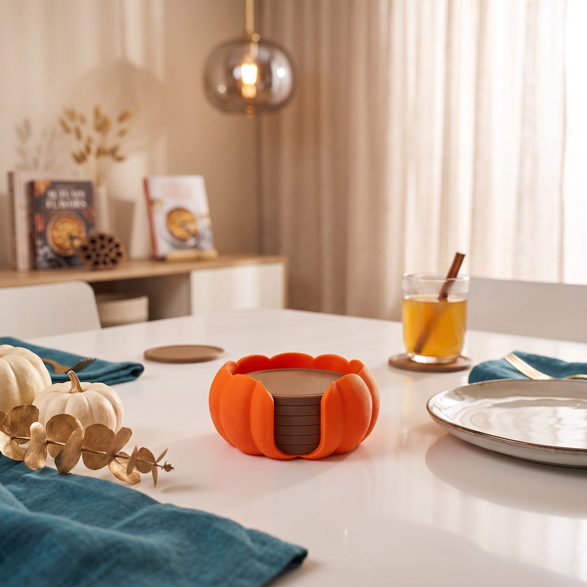 pumpkin coasters
