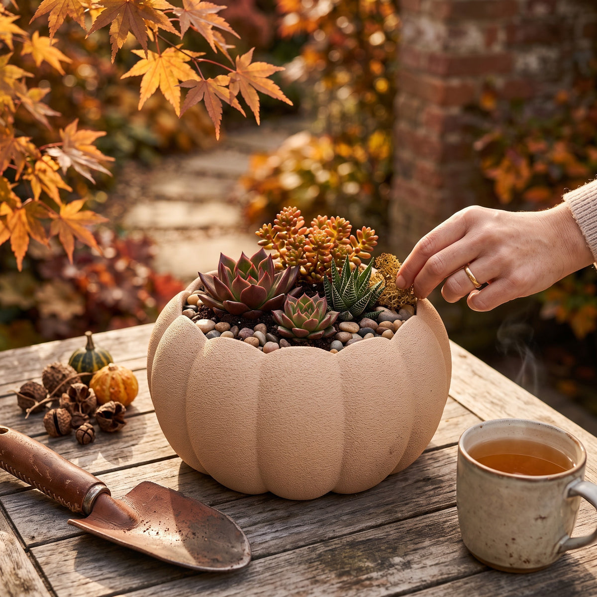pumpkin planter