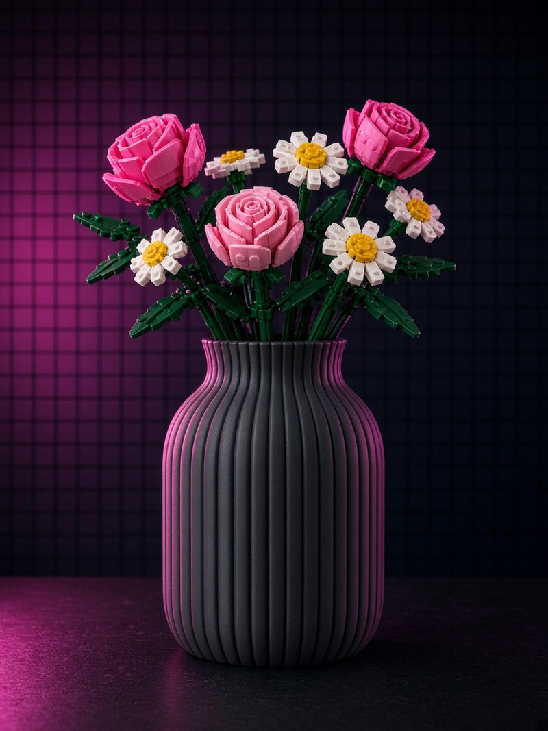 Ready Player Print tile lego vases