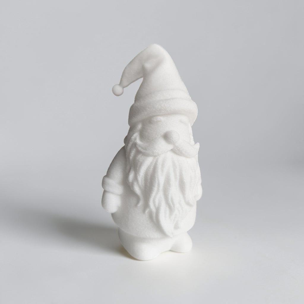 Minimalist Little Santa Figurine | Modern 3D Printed Christmas Gnome Decor, Holiday Gift