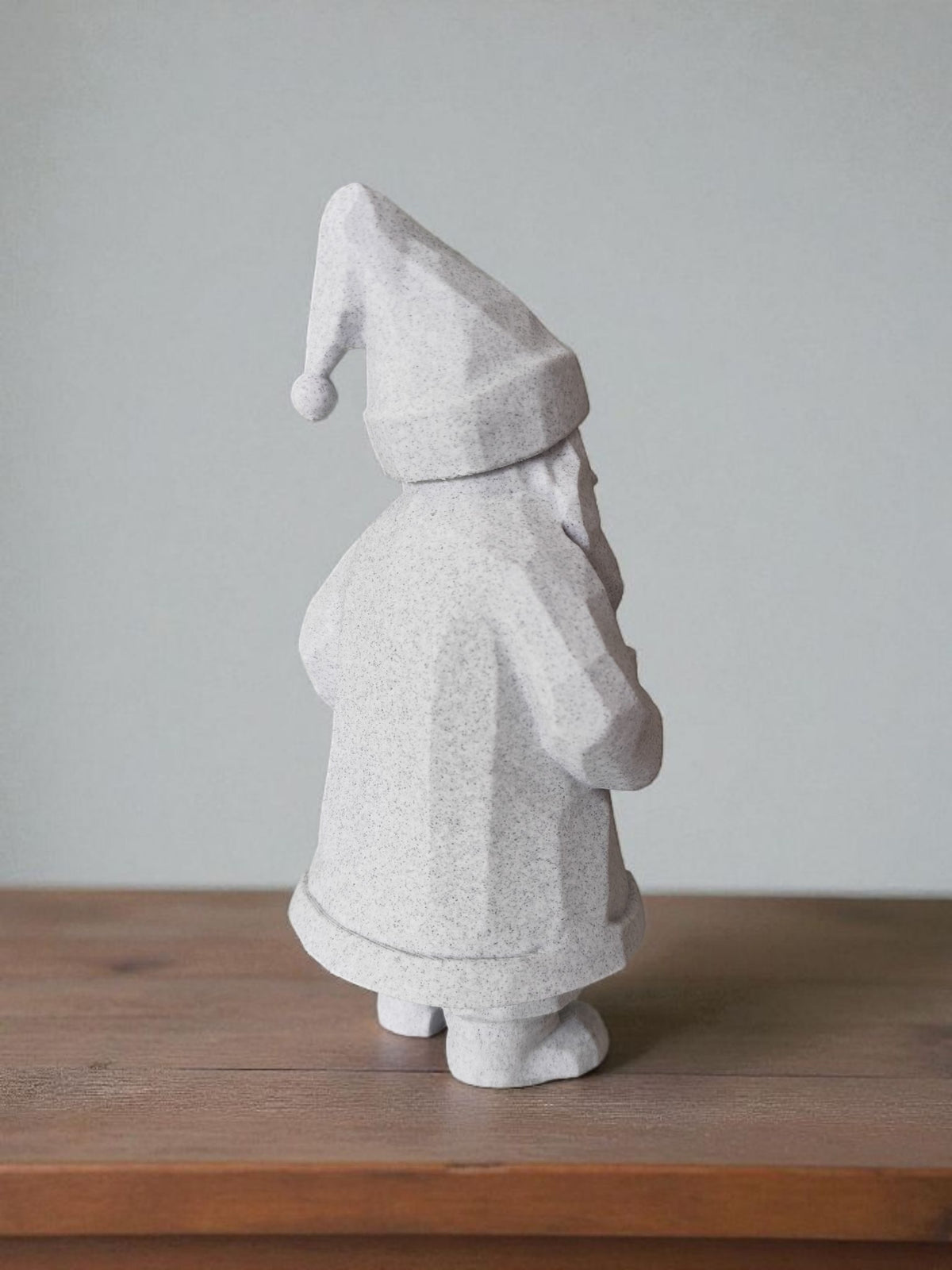 Minimalist Santa Claus Figure | Modern 3D Printed Christmas Decor, Holiday Gift