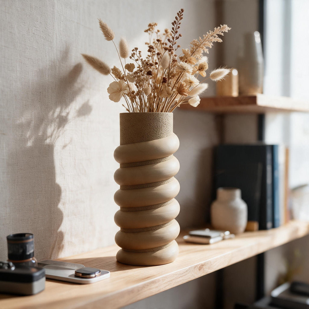 Textured Spiral Vase