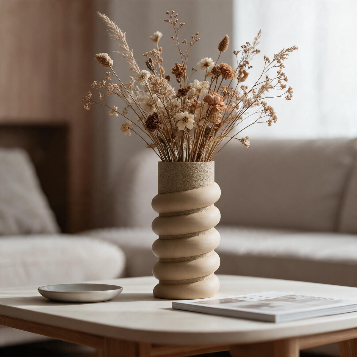 Textured Spiral Vase