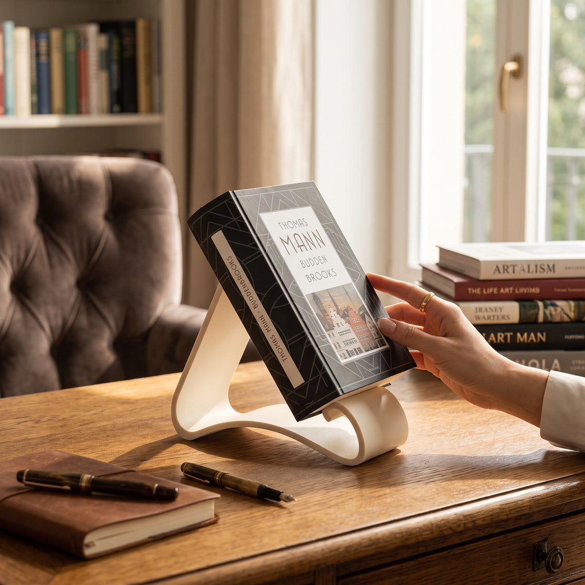 wavy bookholder